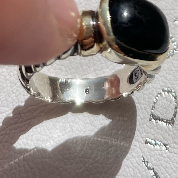 David Yurman Onyx Ring - Picture 3 of 6